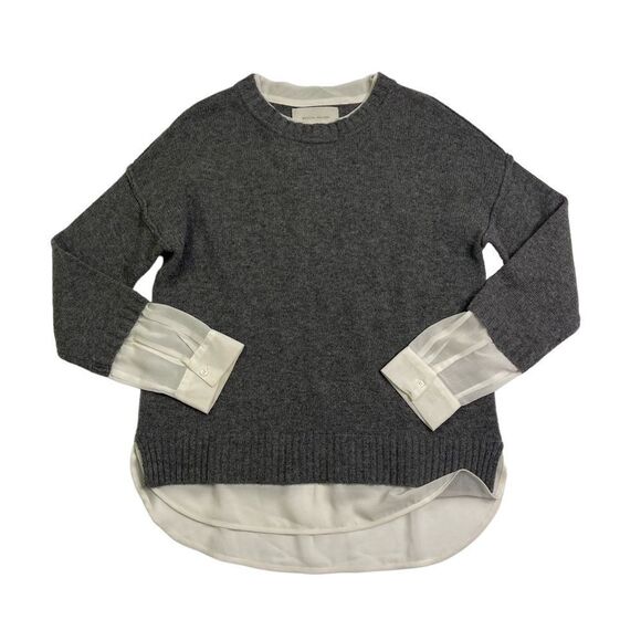 Brochu Walker Cashmere Blend Sweater with Shirt - Picture 5 of 6